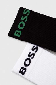 Шкарпетки BOSS 2-pack чоловічі колір чорний