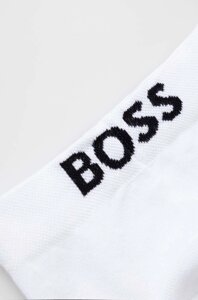 Шкарпетки BOSS 2-pack жіночі колір білий