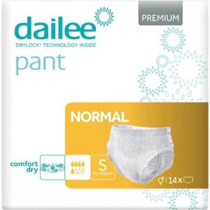 Одноразові підгузки-трусики Dailee для дорослих Normal Small, 14 шт. (8595611625596)