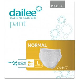 Одноразові підгузки-трусики Dailee Pant Premium для дорослих Normal Large, 14 шт. (144.12.010)