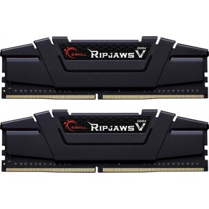 Пам'ять DDR G. skill DDR4 2x32GB/3200 ripjaws V black (F4-3200C16D-64GVK)