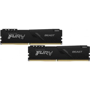 Пам'ять DDR kingston DDR4 32GB 2666MHZ fury beast 2x16 (KF426C16BBK2/32)