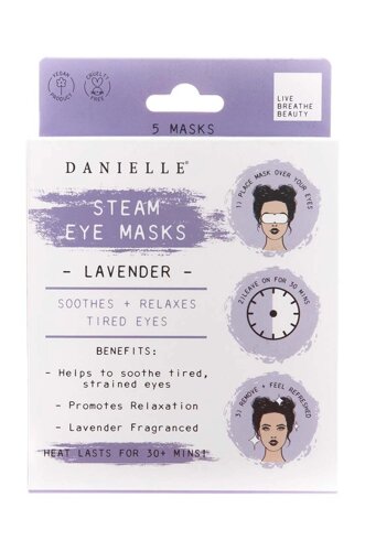 Патчі на очі Danielle Beauty Lavender Steam Eye Mask 5-pack