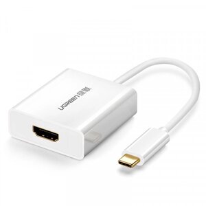 Перехідник ugreen 40273 USB 2.0 type-C-HDMI V1.4b white (40273)