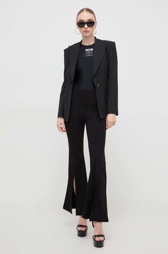 Піджак Versace Jeans Couture колір чорний однобортний візерунок