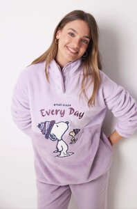 Піжама women'secret Snoopy жіноча колір рожевий 3138580