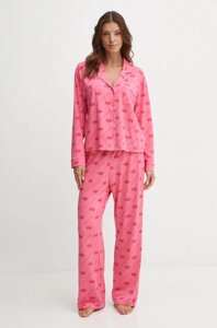 Піжамні штани juicy couture NOLAN pyjama bottoms жіночі колір рожевий JCLPB224502