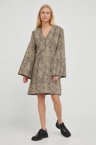 Сукня By Malene Birger колір коричневий midi oversize