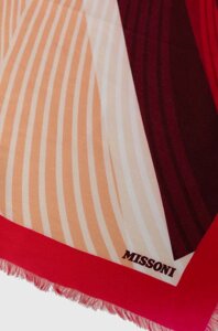 Хустка Missoni жіноча колір червоний візерунок