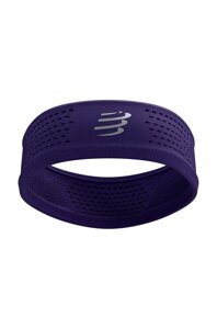 Пов'язка на голову Compressport Thin Headband On/Off колір фіолетовий XBNU3913