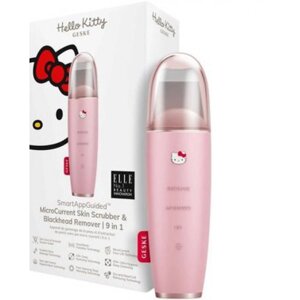 Прилад для чищення обличчя GESKE MicroCurrent Skin Scrubber & Blackhead Remover 9 в 1 by Hello Kitty (HK000045PI01)