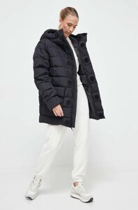 Пухова куртка Marmot жіноча колір чорний зимова oversize