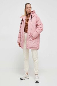 Пухова куртка Peak Performance жіноча колір рожевий зимова