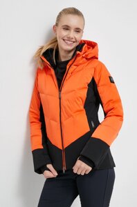 Пухова лижна куртка Descente Abel колір помаранчевий