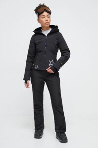 Пухова лижна куртка Rossignol Stellar x JCC колір чорний