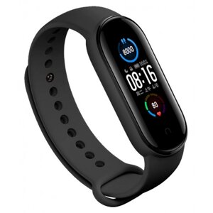 Ремінець для фітнес-браслету BeCover for Xiaomi Mi Smart Band 5 Black (705062)