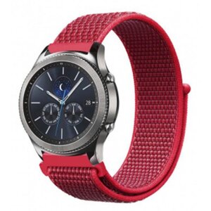 Ремінець для смарт-годинника BeCover Nylon Style for Huawei Watch GT/GT 2 46mm/GT 2 Pro/GT Active/Honor Watch Magic 1/2/GS Pro/Dream Red (705878)