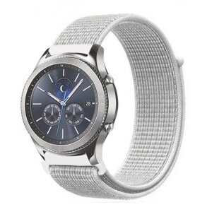 Ремінець для смарт-годинника BeCover Nylon Style for Huawei Watch GT/GT 2 46mm/GT 2 Pro/GT Active/Honor Watch Magic 1/2/GS Pro/Dream White (705879)