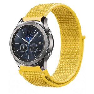 Ремінець для смарт-годинника BeCover Nylon Style for Huawei Watch GT/GT 2 46mm/GT 2 Pro/GT Active/Honor Watch Magic 1/2/GS Pro/Dream Yellow (705880)