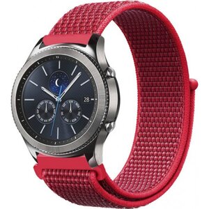 Ремінець для смарт-годинника BeCover Nylon Style for Xiaomi Amazfit Bip/Bip Lite/Bip S Lite/GTR 42mm/GTS/TicWatch S2/TicWatch E Red (705829)