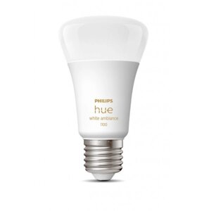 Розумна лампа Philips Hue E27 11W (60Вт) 2200K-6500K Tunable White ZigBee (929002468401)