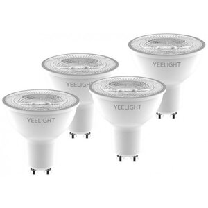 Розумна лампа Yeelight GU10 Smart Bulb W1 Dimmable White 4-pack (YLDP004)
