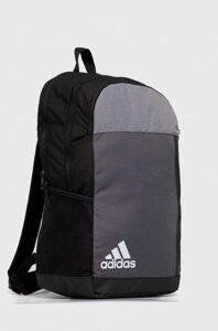 Рюкзак adidas Performance колір сірий великий з принтом