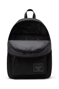 Рюкзак Herschel Classic Backpack колір чорний великий однотонний