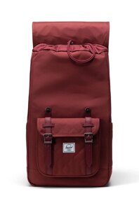 Рюкзак Herschel Little America колір бордовий великий однотонний 11390-06501-OS