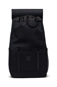 Рюкзак Herschel Retreat Small Backpack колір чорний великий однотонний