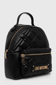 Рюкзак Love Moschino жіночий колір чорний малий однотонний JC4148PP1LLA0000