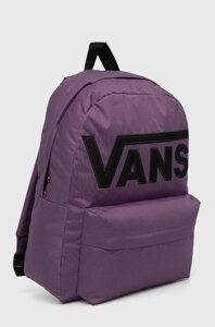 Рюкзак Vans колір фіолетовий великий з аплікацією VN000H4ZCIF1