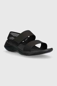 Сандалі Crocs Literide 360 Sandal W жіночі колір чорний 206711