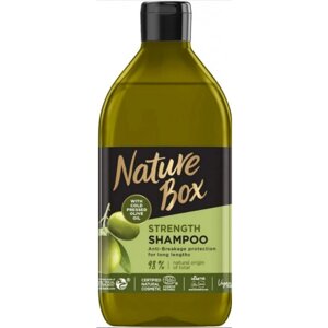 Шампунь жіночий Nature Box Олива д/довгого та ламкого волосся Cosmos NAT 385 мл