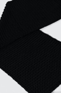 Шарф з шерстю Answear Lab колір чорний однотонний