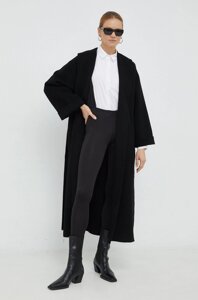 Вовняне пальто By Malene Birger Trullem колір чорний перехідне