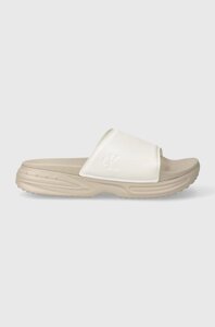 Шльопанці calvin klein jeans chunky COMF SLIDE minimal RAW чоловічі колір бежевий YM0ym00956