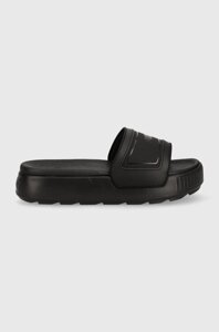 Шльопанці Puma Karmen Slide жіночі колір чорний на платформі 389073