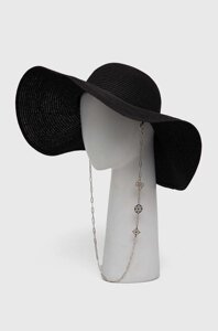 Капелюх Guess FEDORA колір чорний AW9499 COT01