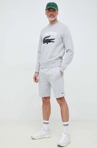 Шорти Lacoste чоловічі колір сірий