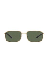 Сонцезахисні окуляри Armani Exchange чоловічі колір бежевий