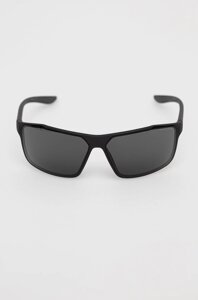 Сонцезахисні окуляри Nike колір чорний