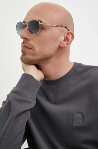 Сонцезахисні окуляри Ray-Ban колір сірий