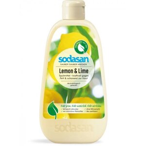 Засіб для ручного миття посуду Sodasan Лимон 500 мл (4019886000239)