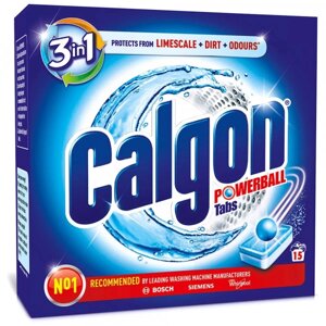 Засіб від накипу для пральних машин Calgon д/пом'якшення води 3-в-1, 15 таб