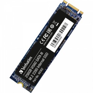 SSD-накопичувач внутрішній Verbatim SSD-VI560 S3 M. 2 SSD 256GB (49362)