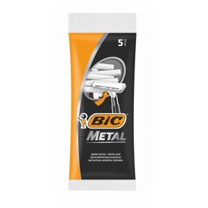 Станок чоловічий одноразовий BIC Metal 5 шт. (3086125705416)