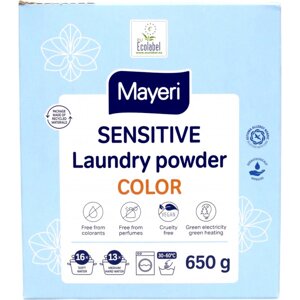 Пральний порошок Mayeri Color 650 г (MSLPC650)