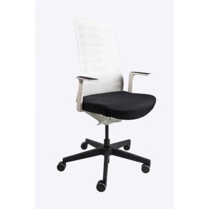 Стілець офісний Interstuhl PUREis3 Swivel chair PU213 White mesh/Manhattan Black
