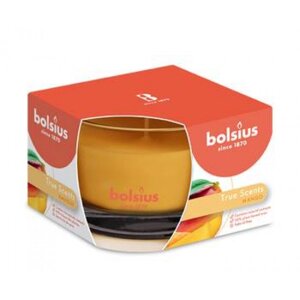 Свічка скло Bolsius ароматична True scents 63/90 Манго (170410)